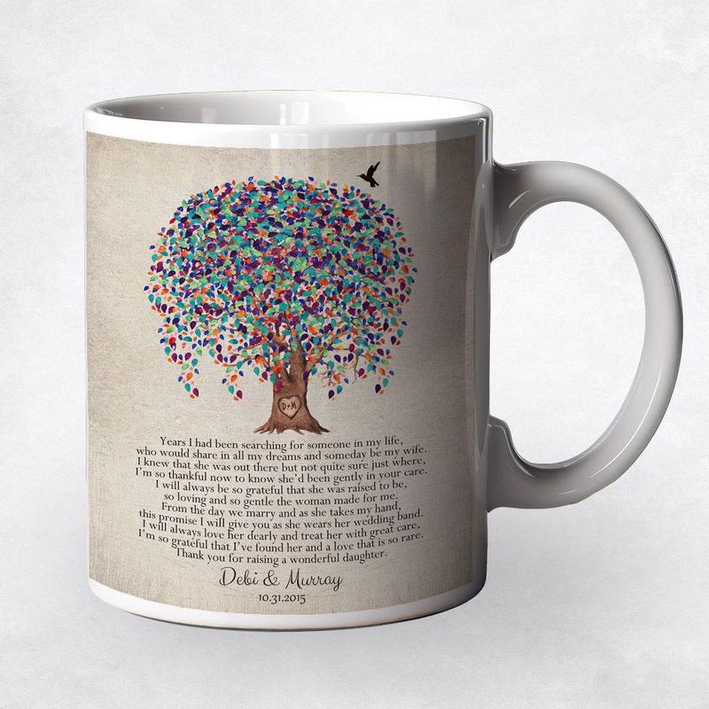 #1 Best Seller - Willow Tree Wedding Coffee Mug Gift for Mother Of The Bride M-1518