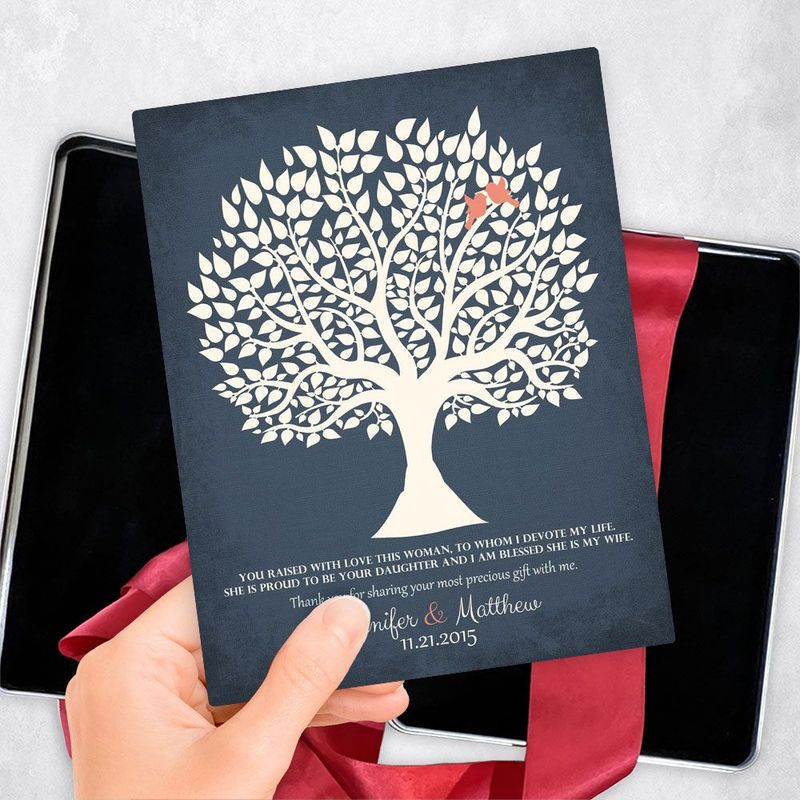 #1 Best Seller - Tree Silhouette Wedding Gift Delivery Box Gift for Mother Of The Bride TOY-1117