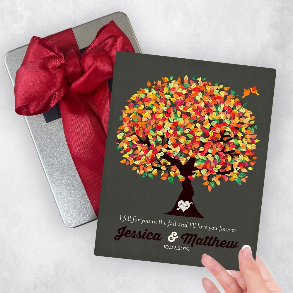 Autumn Tree Anniversary Gift Delivery Box Gift for Couple TOY-1190