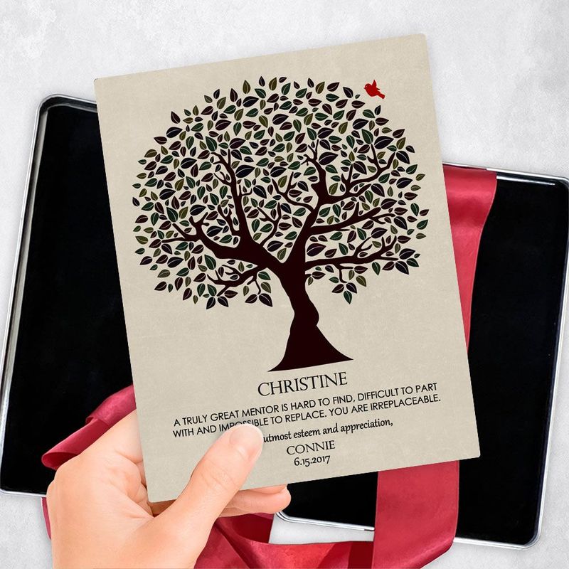 #1 Best Seller - Dark Olive Tree Leadership Appreciation Gift Delivery Box Gift for Mentor TOY-1202