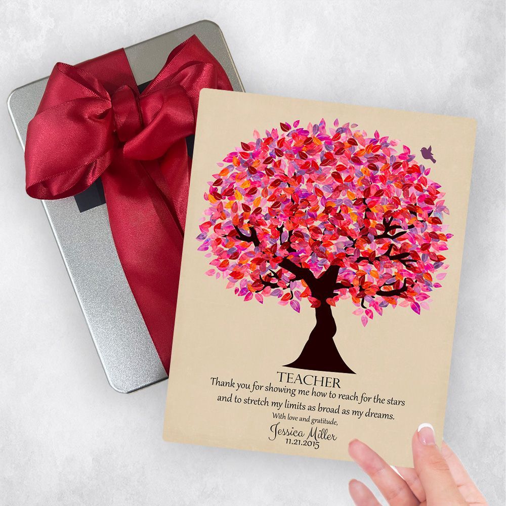 Canopy Tree Teacher Appreciation Gift Delivery Box Gift for Educator TOY-1173