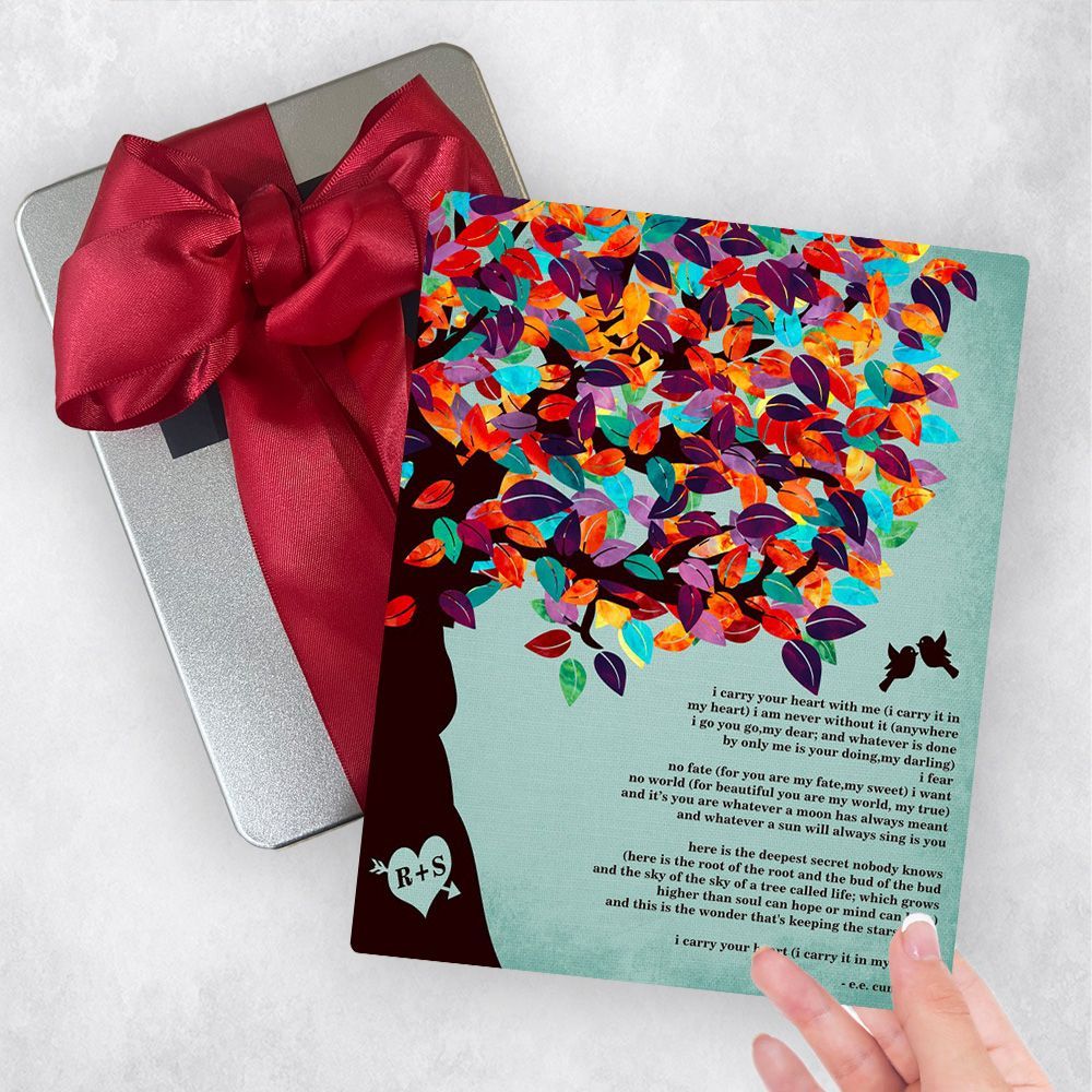 Half Spring Tree Anniversary Gift Delivery Box Gift for Couple TOY-1263