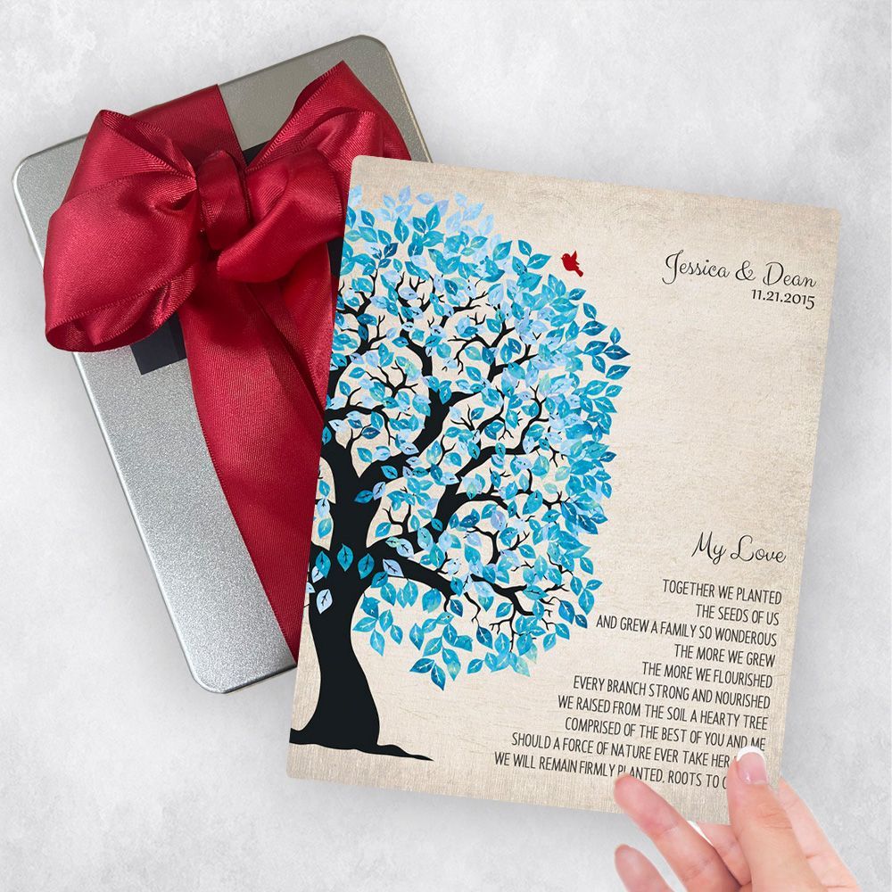 Half Artful Tree 10th Anniversary Gift Delivery Box Gift for Couple TOY-1279