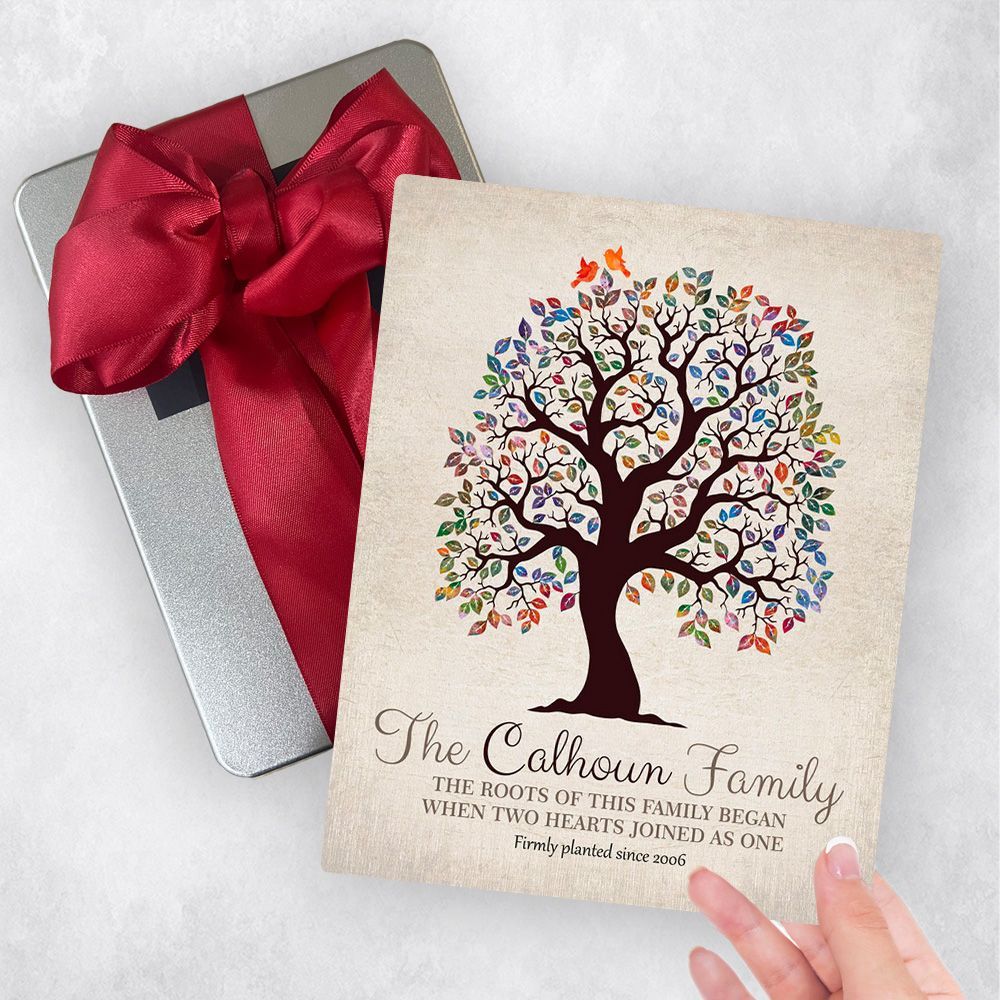 Artful Tree Anniversary Gift Delivery Box Gift for Couple TOY-1250