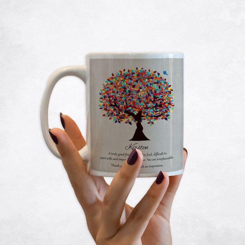 #1 Best Seller - Colorful Spring Tree Friendship Coffee Mug Gift for Friend M-1492