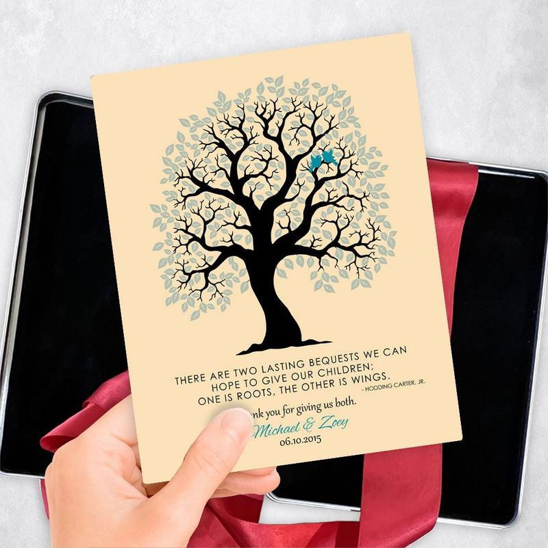 Artful Tree Wedding Gift Delivery Box Gift for Parents TOY-1334