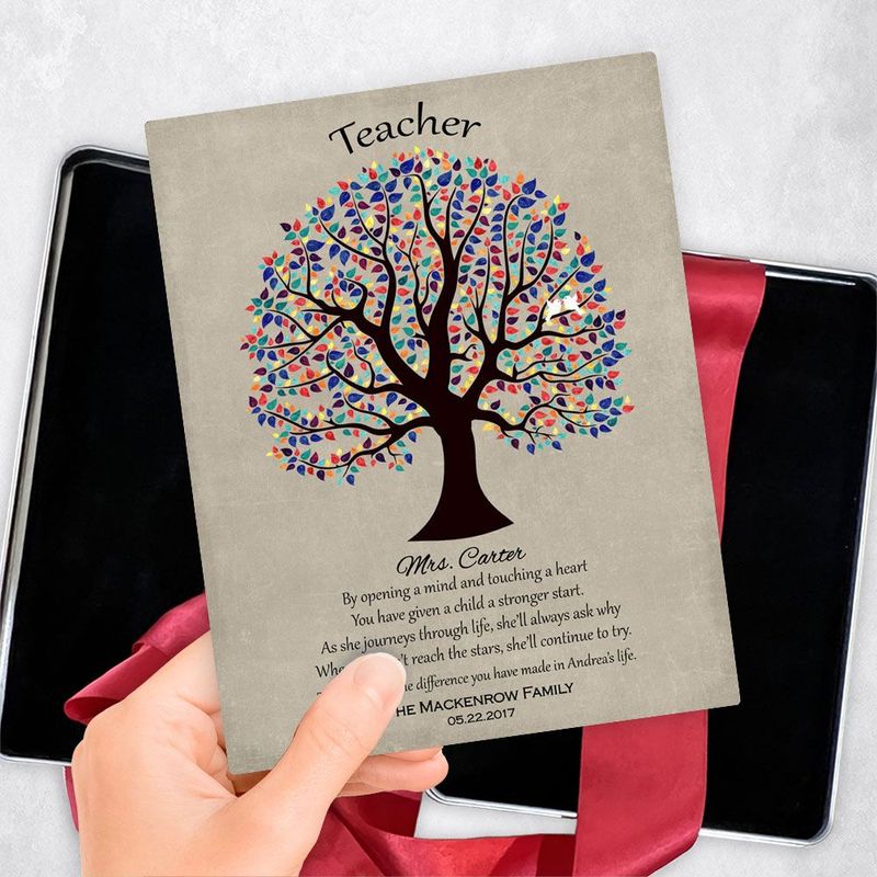 #1 Best Seller - Curly Tree Teacher Appreciation Gift Delivery Box Gift for Educator TOY-1462