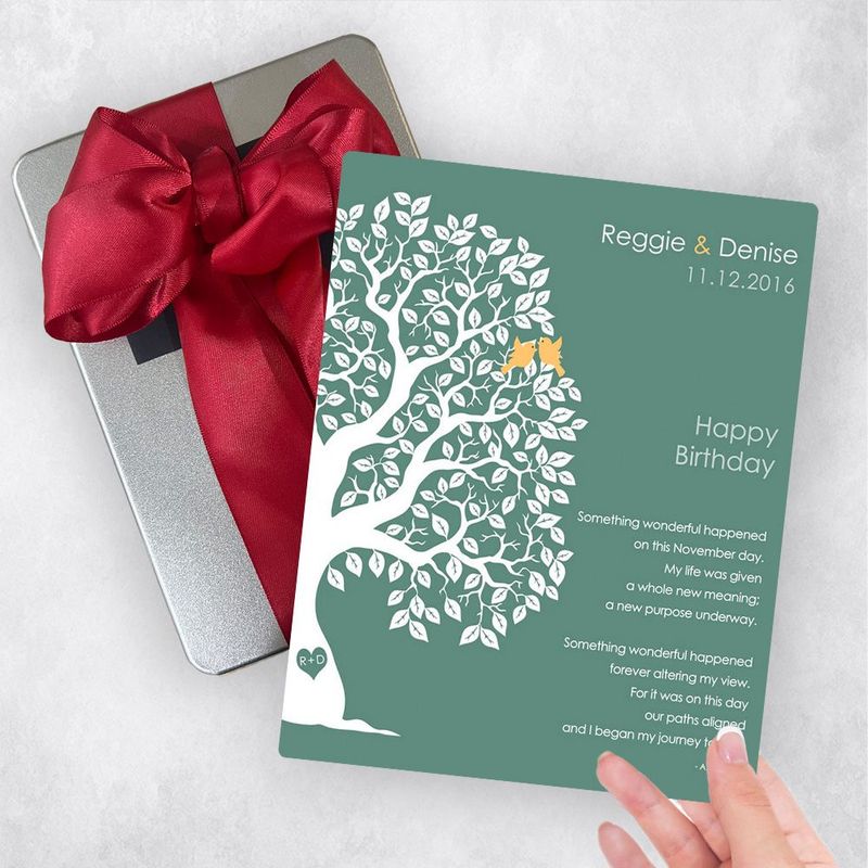 Half Artful Tree Spouse Birthday Gift Delivery Box Gift for Spouse TOY-1723