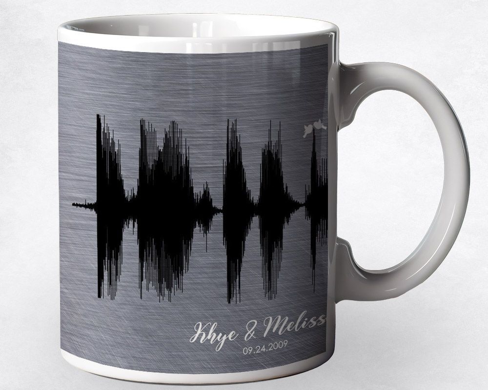 Tin Soundwave 10th Anniversary Coffee Mug Gift for Couple M-1780