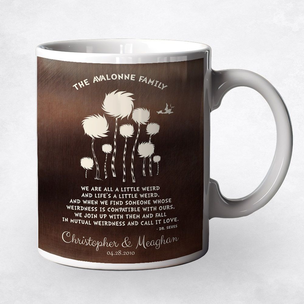 Bronze Cypress Tree 9th Anniversary Coffee Mug Gift for Couple M-1471