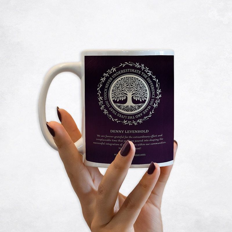 Tree of Life You Made a Difference Retirement Coffee Mug Gift for Employee M-2167