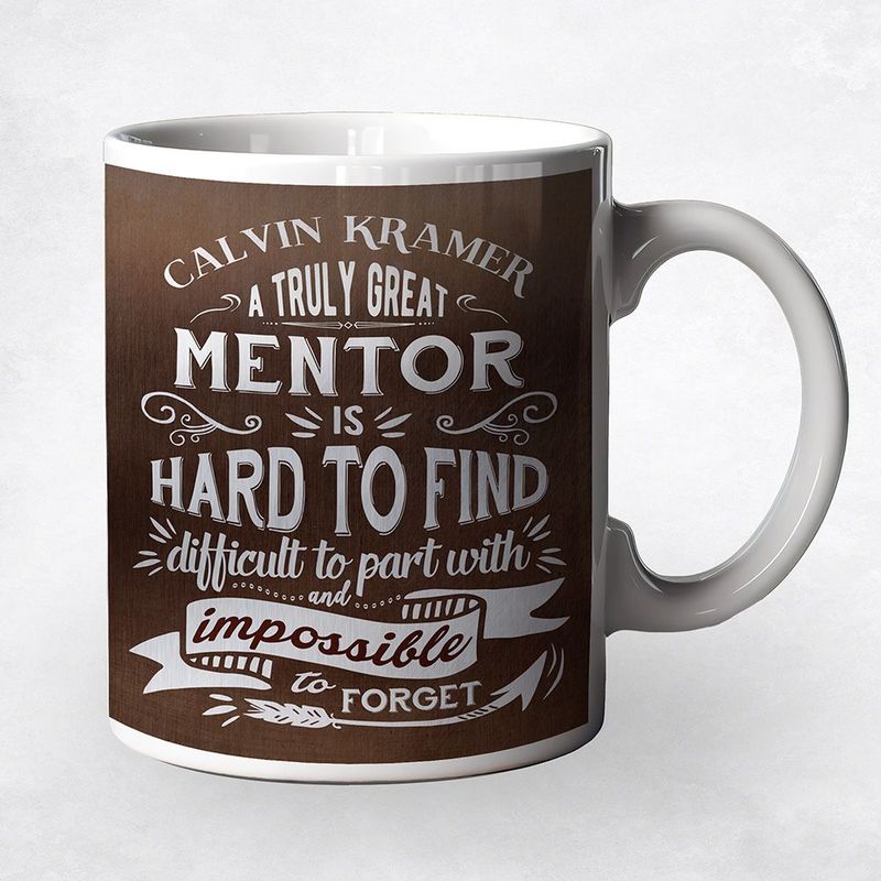 Bronze Truly Great Mentor Typography Retirement Coffee Mug Gift for Mentor M-2152