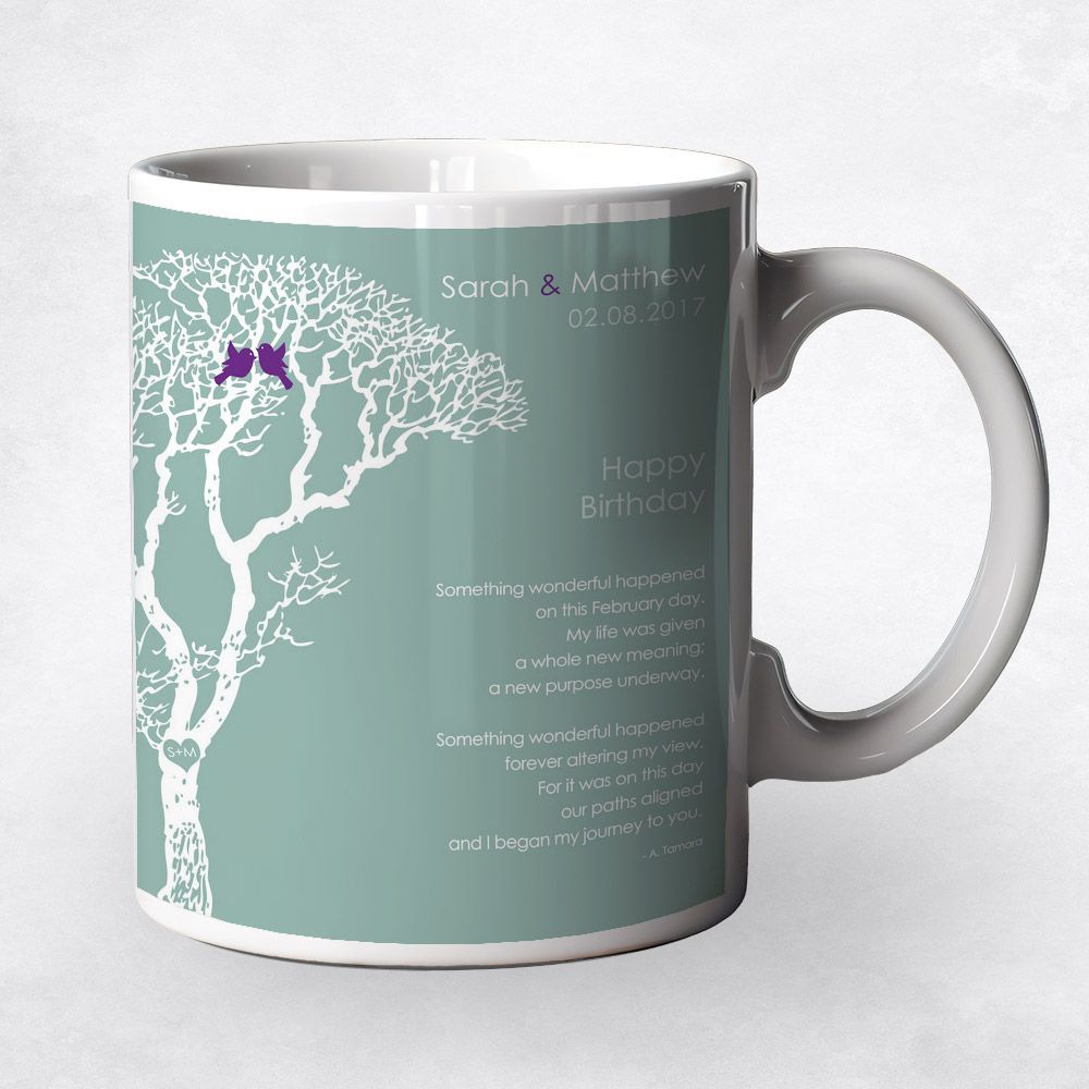 White Bare Tree Spouse Birthday Coffee Mug Gift for Spouse M-1714