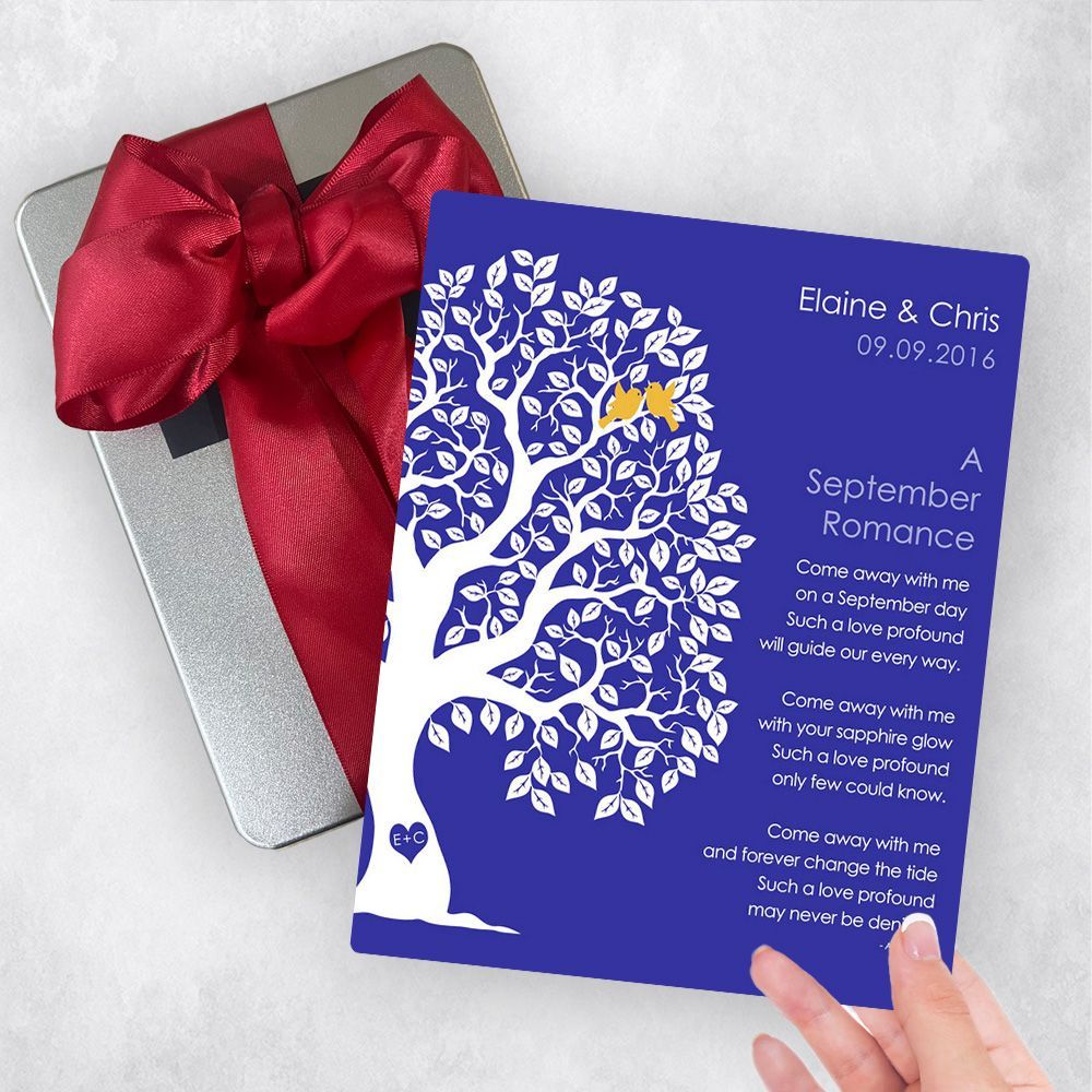 Half Artful Tree Engagement Gift Delivery Box Gift for Couple TOY-1709