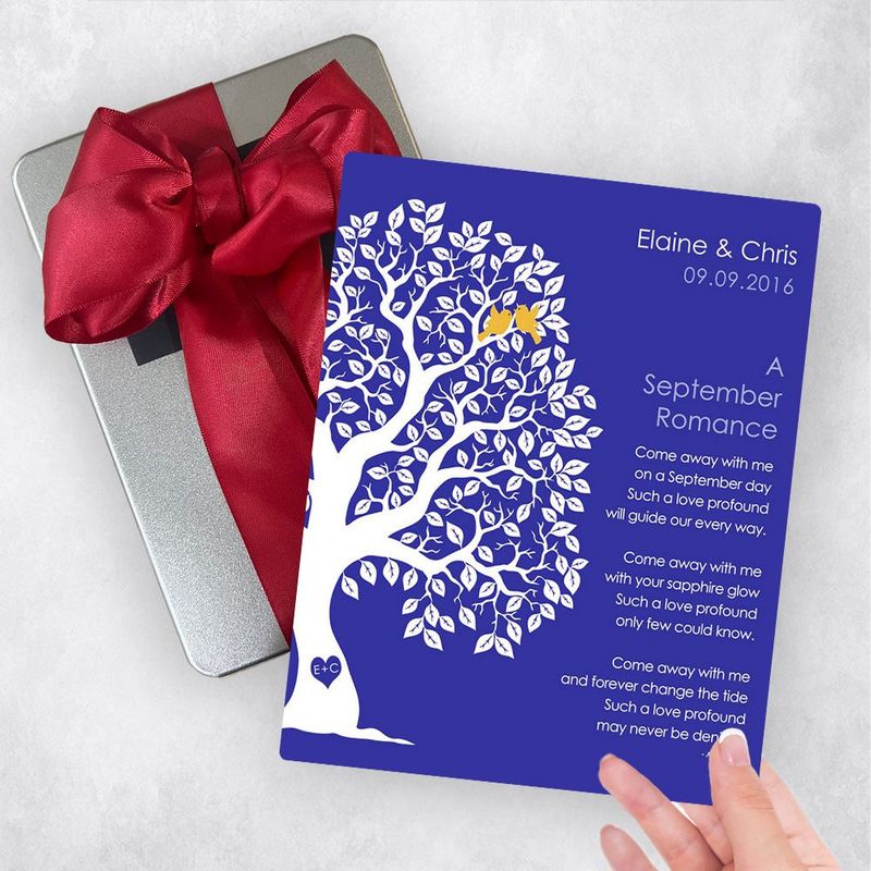 Half Artful Tree Engagement Gift Delivery Box Gift for Couple TOY-1709