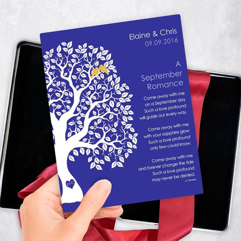 Half Artful Tree Engagement Gift Delivery Box Gift for Couple TOY-1709