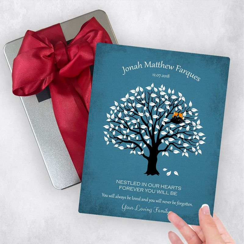 Magnolia Tree Memorial Gift Delivery Box Gift for Bereaved Parents TOY-1207