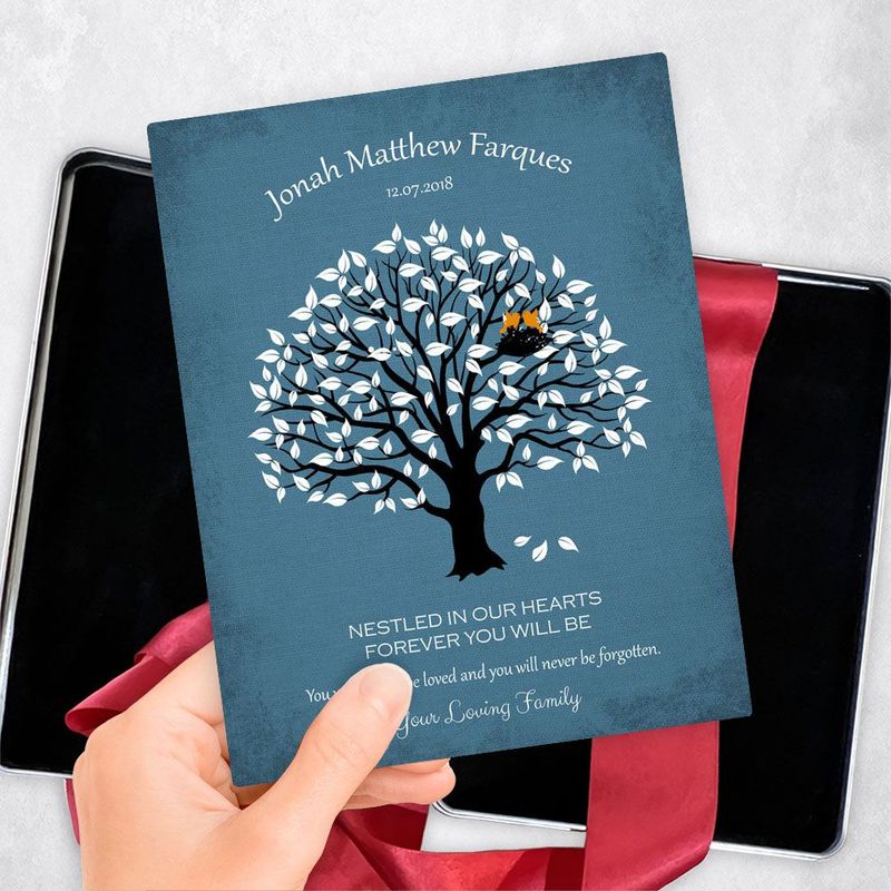 Magnolia Tree Memorial Gift Delivery Box Gift for Bereaved Parents TOY-1207