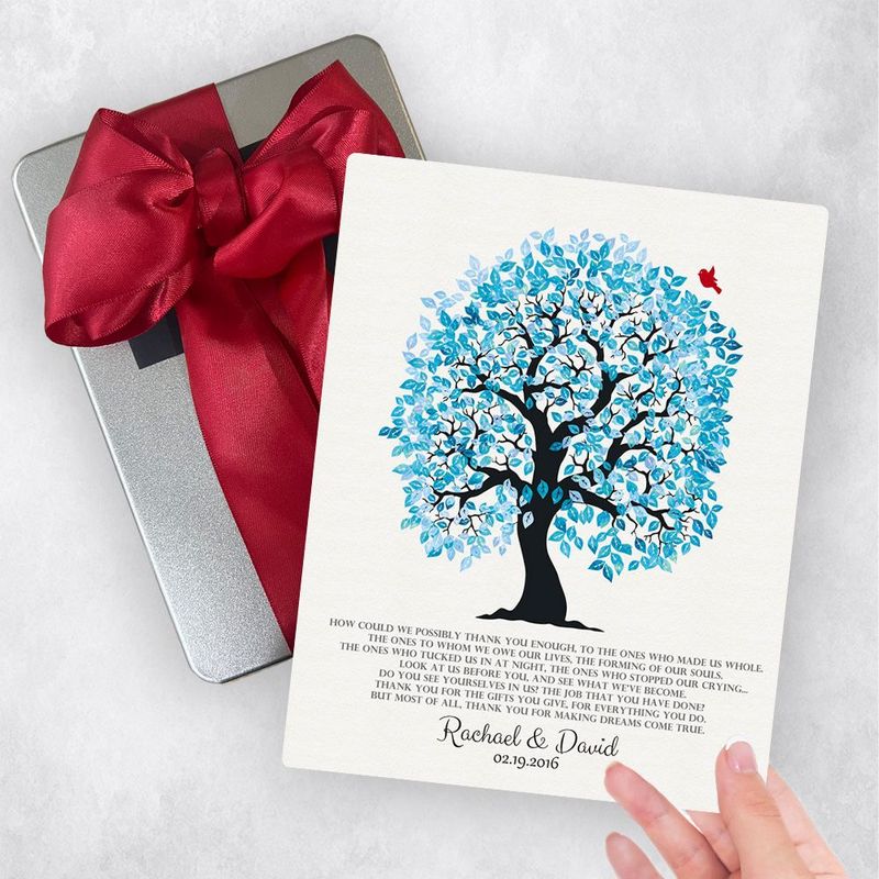 Artful Tree Wedding Gift Delivery Box Gift for Parents TOY-1269