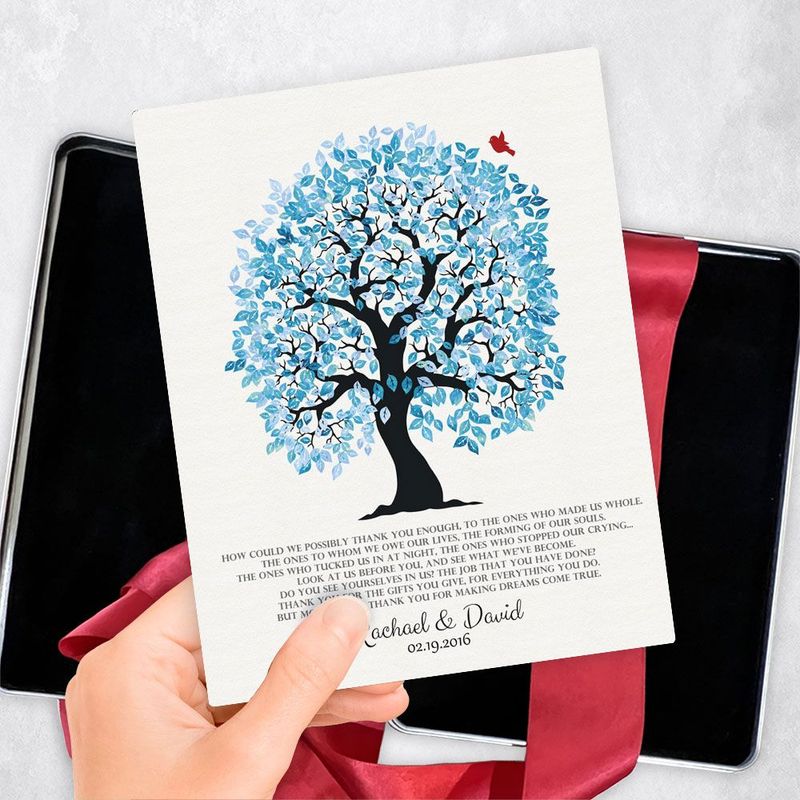 Artful Tree Wedding Gift Delivery Box Gift for Parents TOY-1269