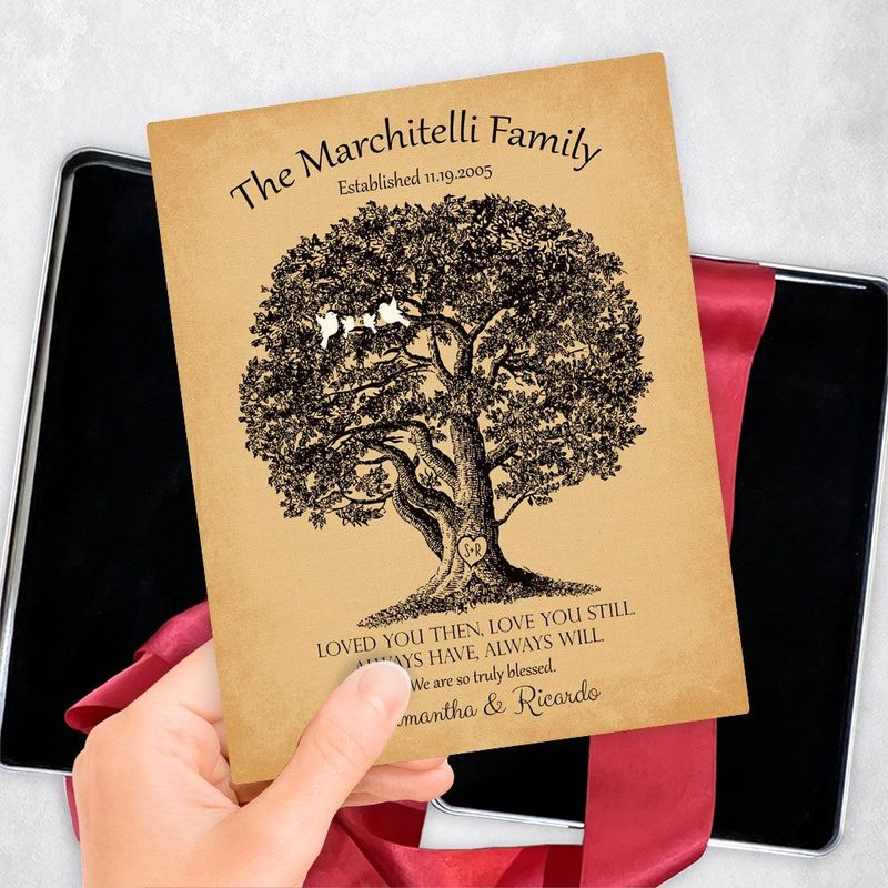 #1 Best Seller - Old Oak Tree 10th Anniversary Gift Delivery Box Gift for Couple TOY-1159