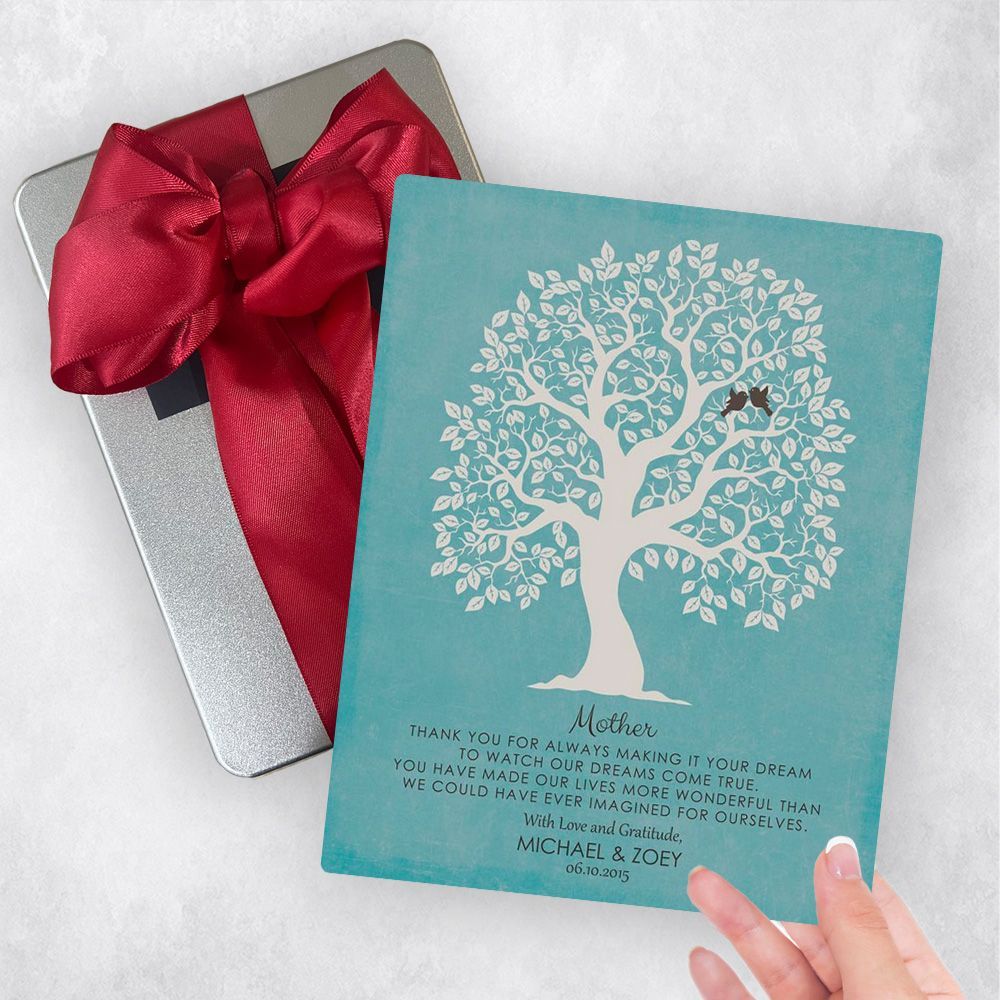 Owl Tree Metal Plaque Family Gift Delivery For Mother Toy-1333
