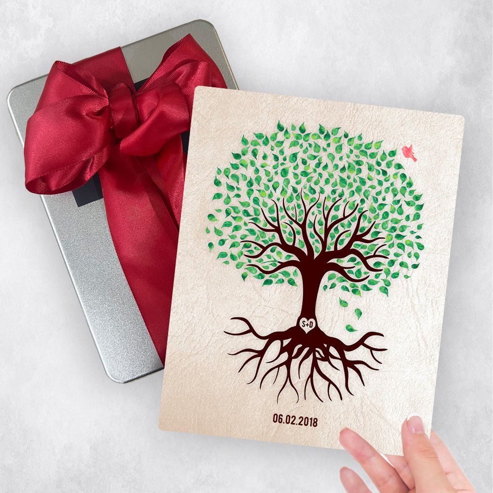 Tree with Roots Anniversary Gift Delivery Box Gift for Couple TOY-1544
