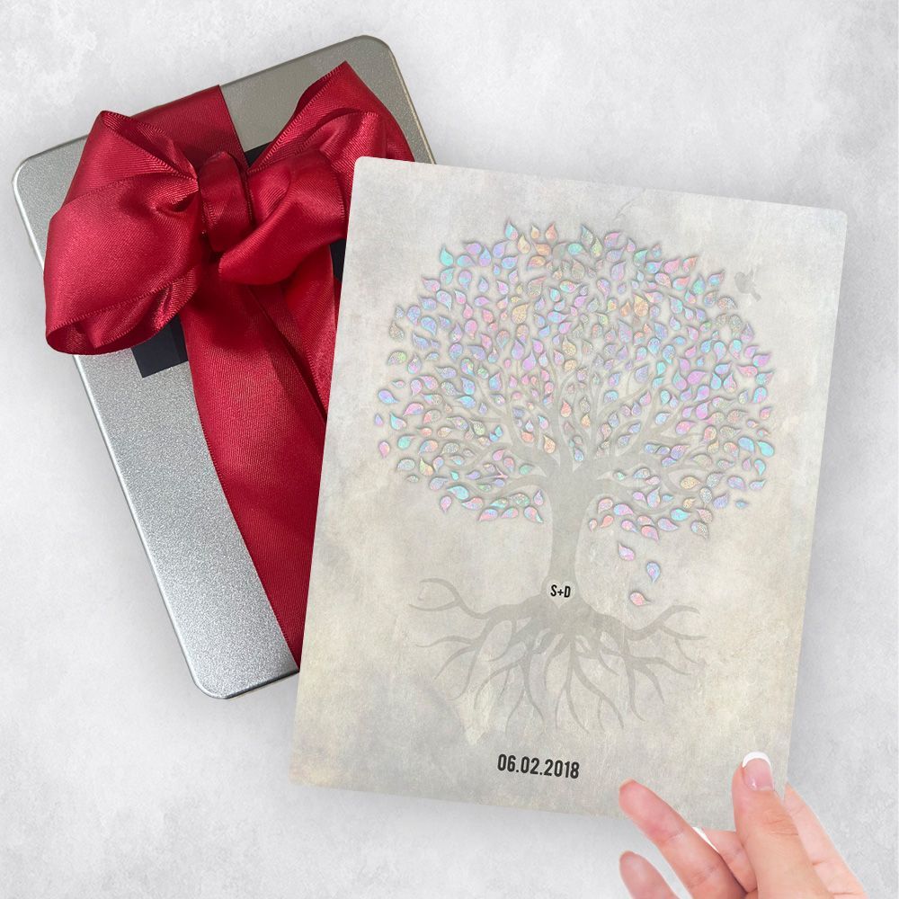 Opal Canopy Tree Anniversary Gift Delivery Box Gift for Couple TOY-1541