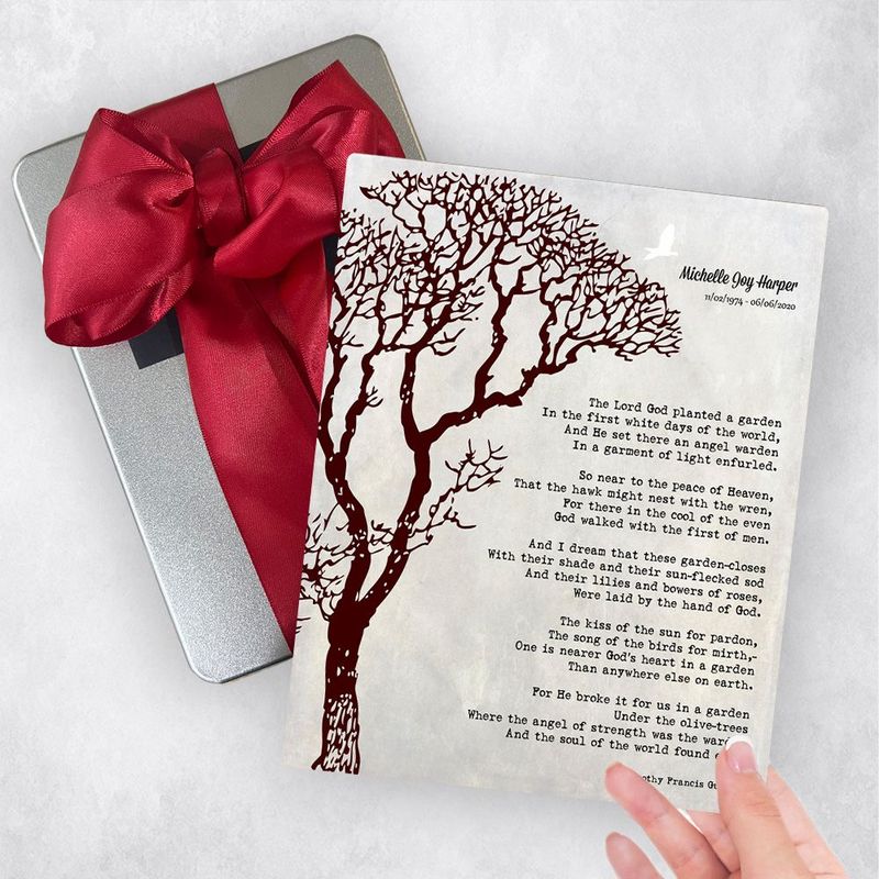 Bare Tree Memorial Gift Delivery Box Gift for Bereaved Family TOY-1554