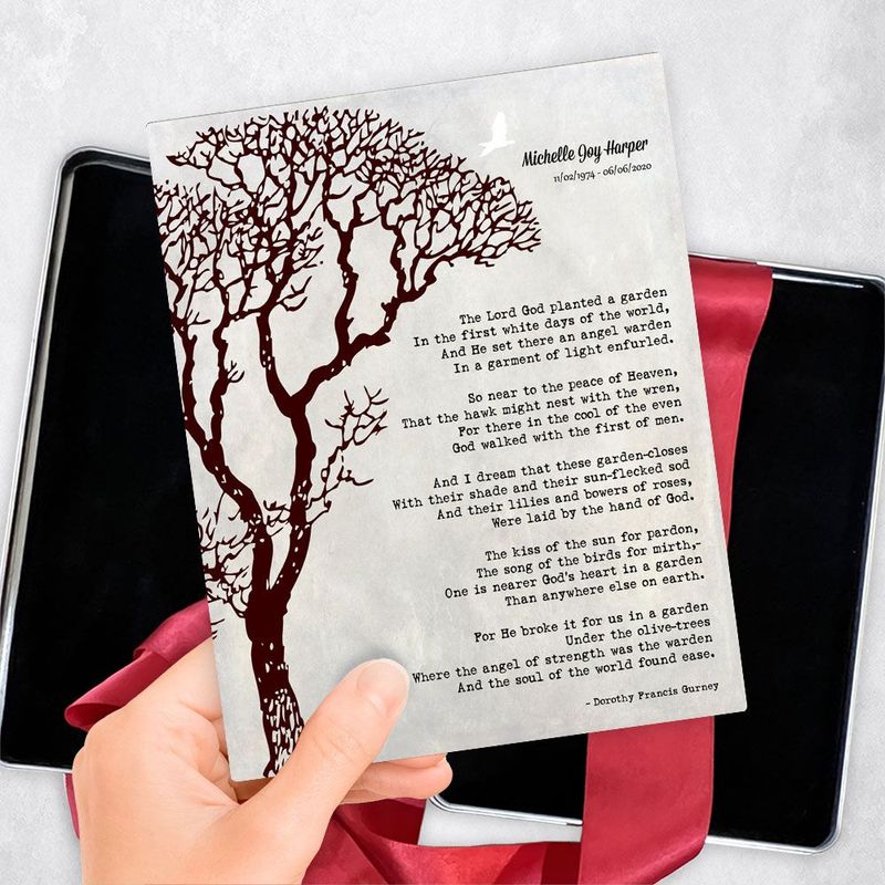 Bare Tree Memorial Gift Delivery Box Gift for Bereaved Family TOY-1554