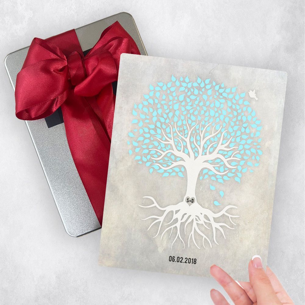 Diamond Canopy Tree Anniversary Gift Delivery Box Gift for Couple TOY-1542
