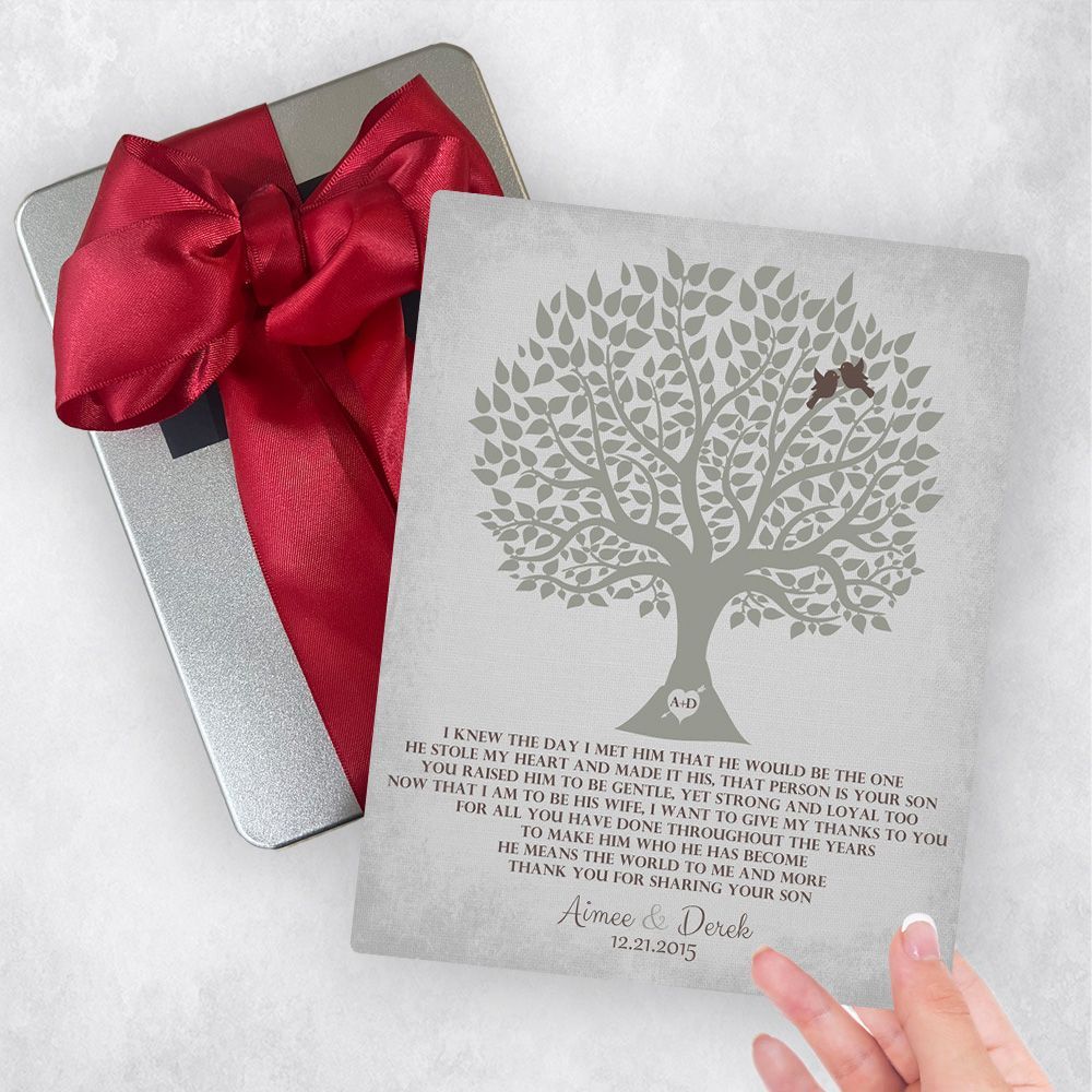 Tree Silhouette Wedding Gift Delivery Box Gift for Mother Of The Groom TOY-1120