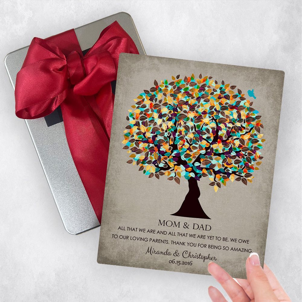 Autumn Tree Family Appreciation Gift Delivery Box Gift for Parents TOY-1323