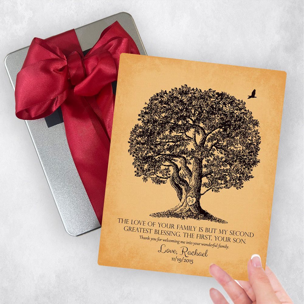 Old Oak Tree Wedding Gift Delivery Box Gift for Mother Of The Groom TOY-1157