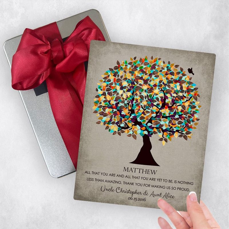 Autumn Tree Graduation Gift Delivery Box Gift for Nephew TOY-1324