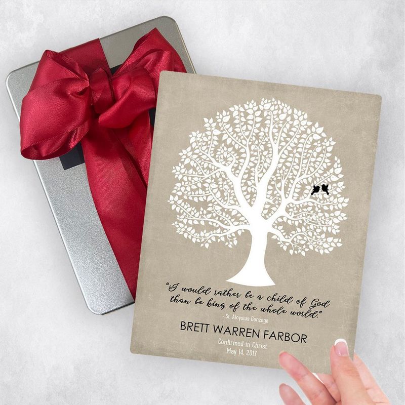 Curly Tree Faith Milestone Gift Delivery Box Gift for Godchild TOY-1459