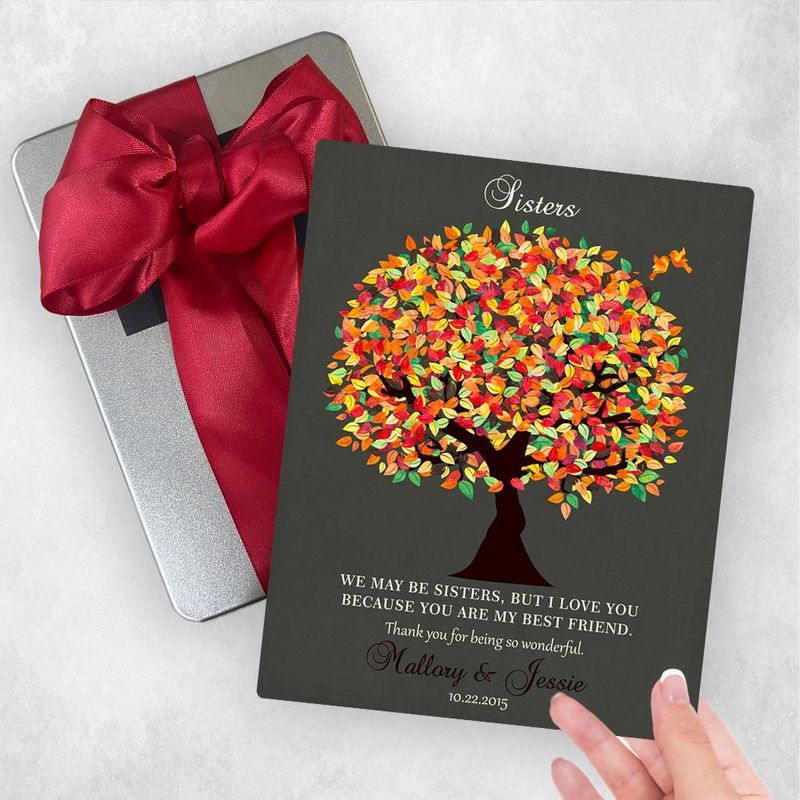 Autumn Tree Wedding Gift Delivery Box Gift for Sister TOY-1191