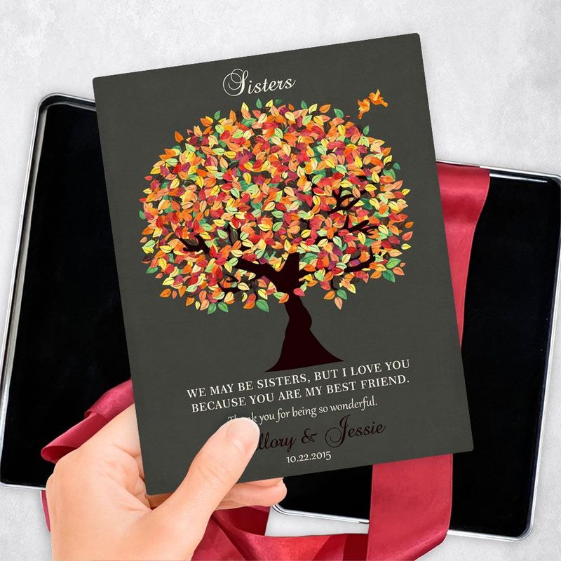Autumn Tree Wedding Gift Delivery Box Gift for Sister TOY-1191