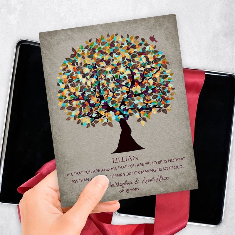 Autumn Tree Graduation Gift Delivery Box Gift for Niece TOY-1325