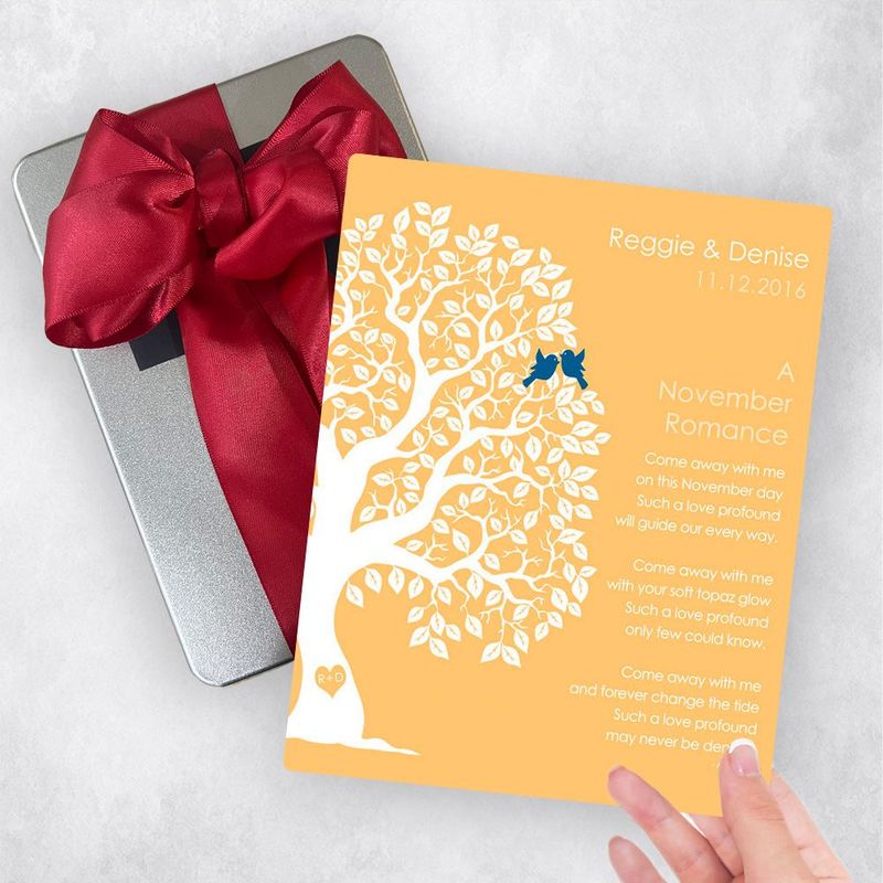 Half Artful Tree Engagement Gift Delivery Box Gift for Couple TOY-1711