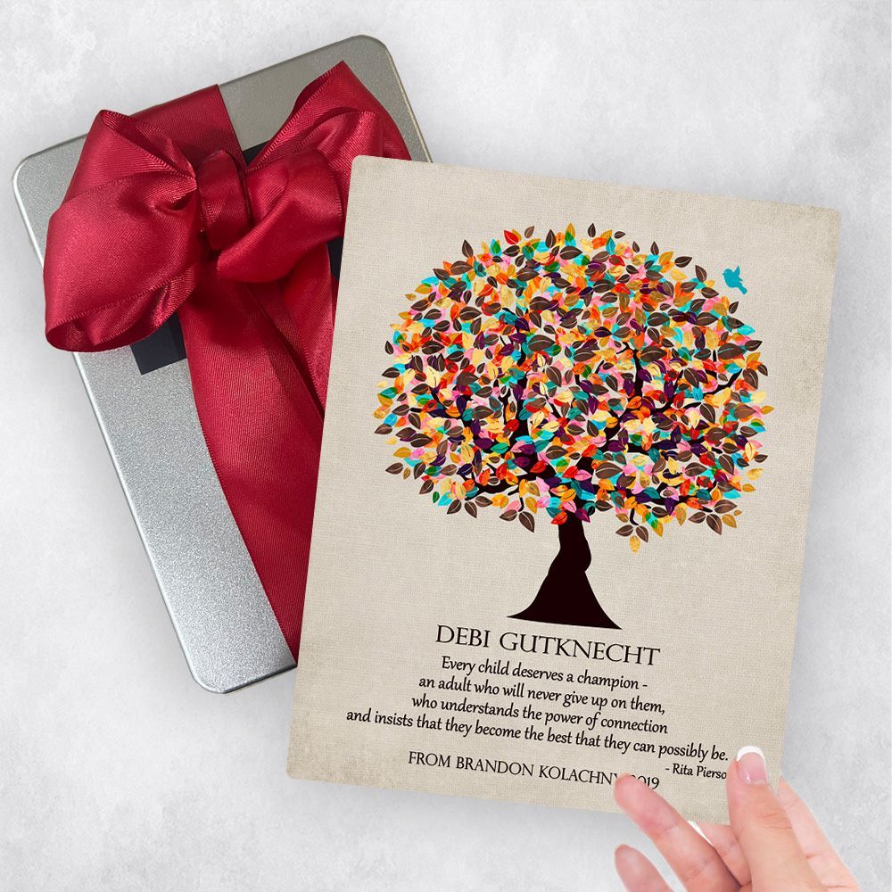 #1 Best Seller - Late Spring Tree Teacher Appreciation Gift Delivery Box Gift for Educator TOY-1321