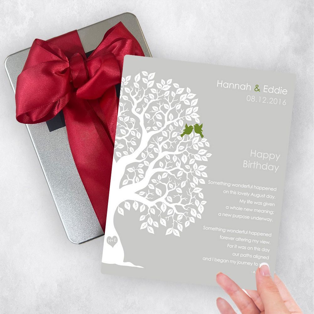 Half Artful Tree Spouse Birthday Gift Delivery Box Gift for Spouse TOY-1720