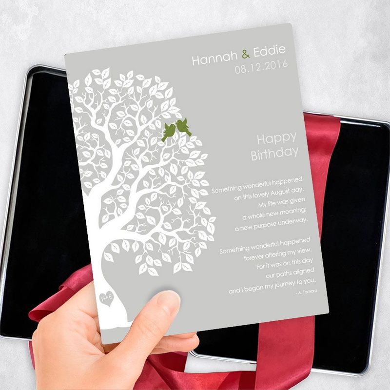 Half Artful Tree Spouse Birthday Gift Delivery Box Gift for Spouse TOY-1720