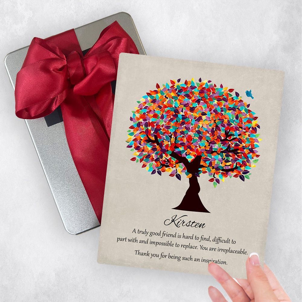 #1 Best Seller - Colorful Spring Tree Friendship Gift Delivery Box Gift for Friend TOY-1492