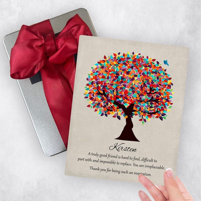 #1 Best Seller - Colorful Spring Tree Friendship Gift Delivery Box Gift for Friend TOY-1492