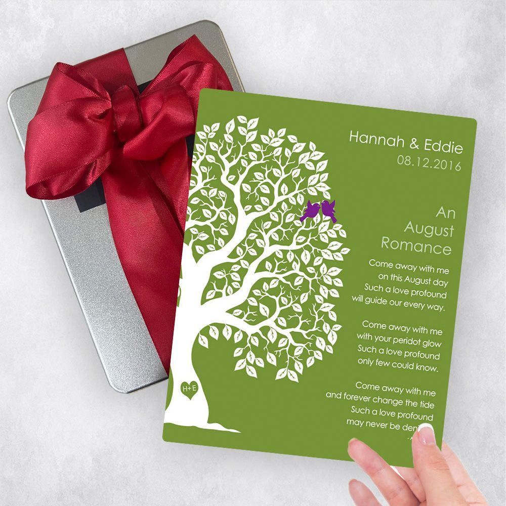 Half Artful Tree Engagement Gift Delivery Box Gift for Couple TOY-1708