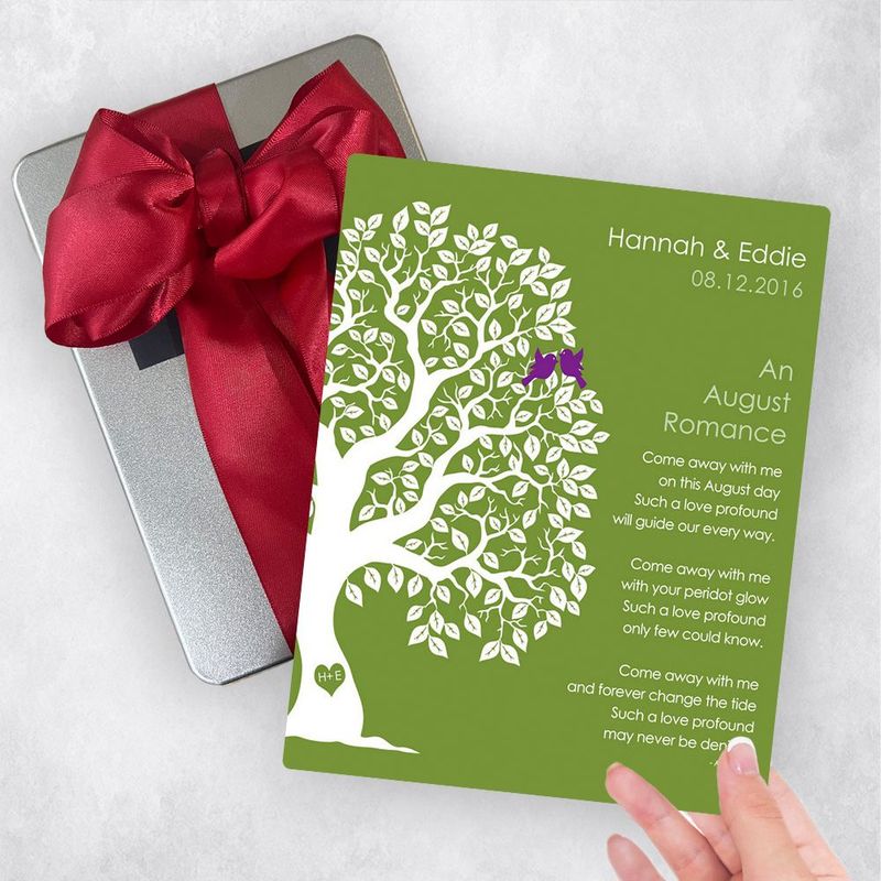 Half Artful Tree Engagement Gift Delivery Box Gift for Couple TOY-1708
