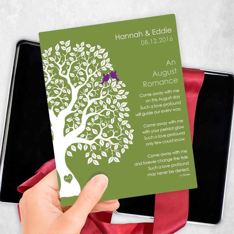 Half Artful Tree Engagement Gift Delivery Box Gift for Couple TOY-1708