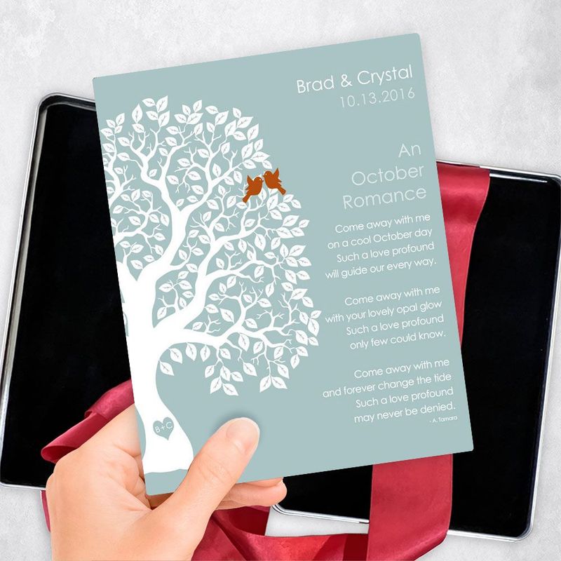 Half Artful Tree Engagement Gift Delivery Box Gift for Couple TOY-1710