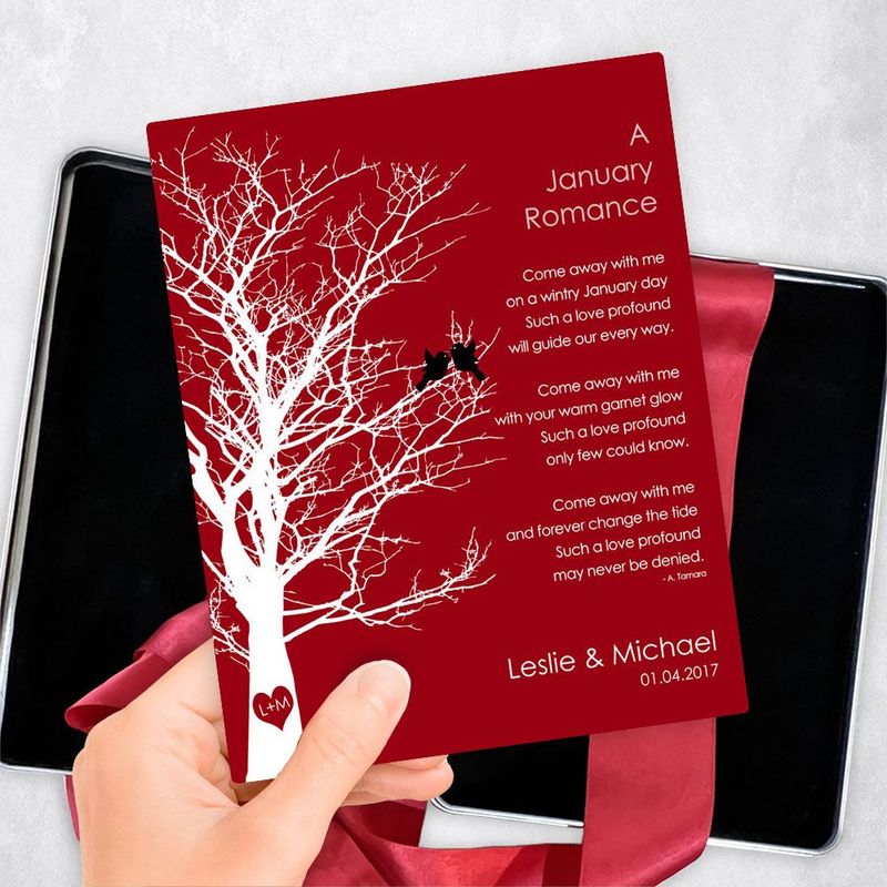 Branchy Tree Engagement Gift Delivery Box Gift for Couple TOY-1701